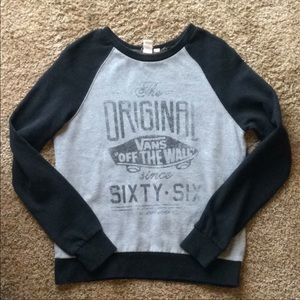 Vans crew-neck; vintage wash